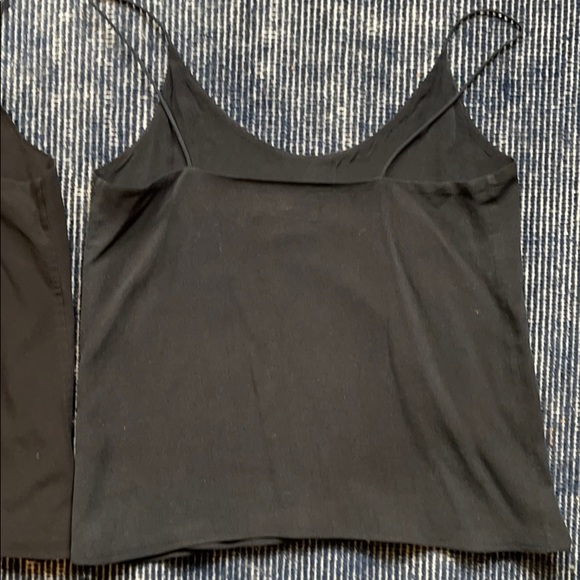 Everlane Silk Size 00 V-Neck Black Lined Blouse - Picture 11 of 12